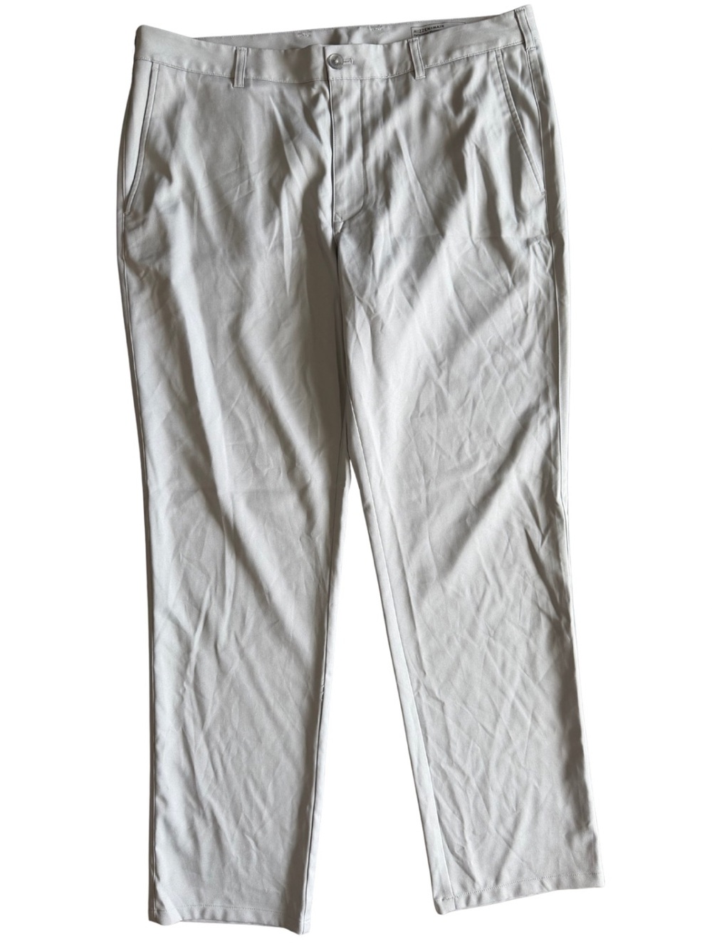 Mizzen + Main Baron Athletic Tapered Pants Gray Golf Work Business Casual 38x32